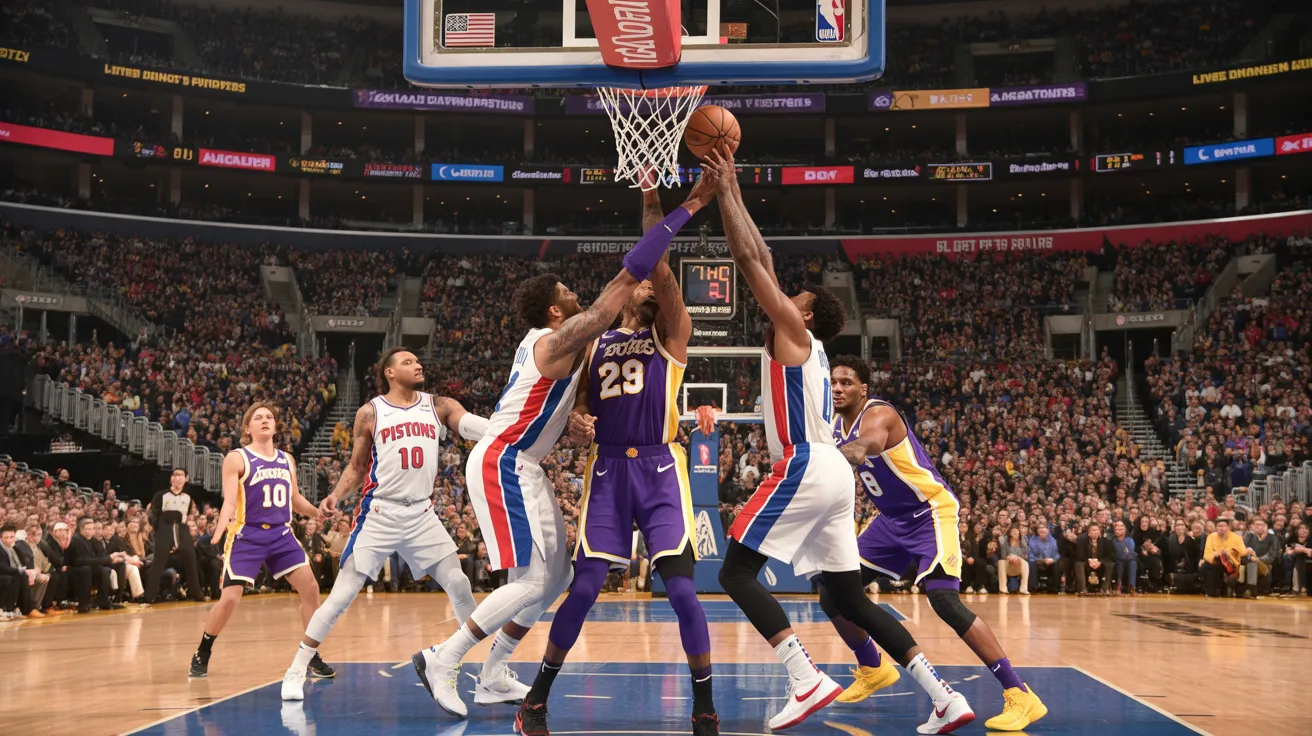 Lakers vs Pistons