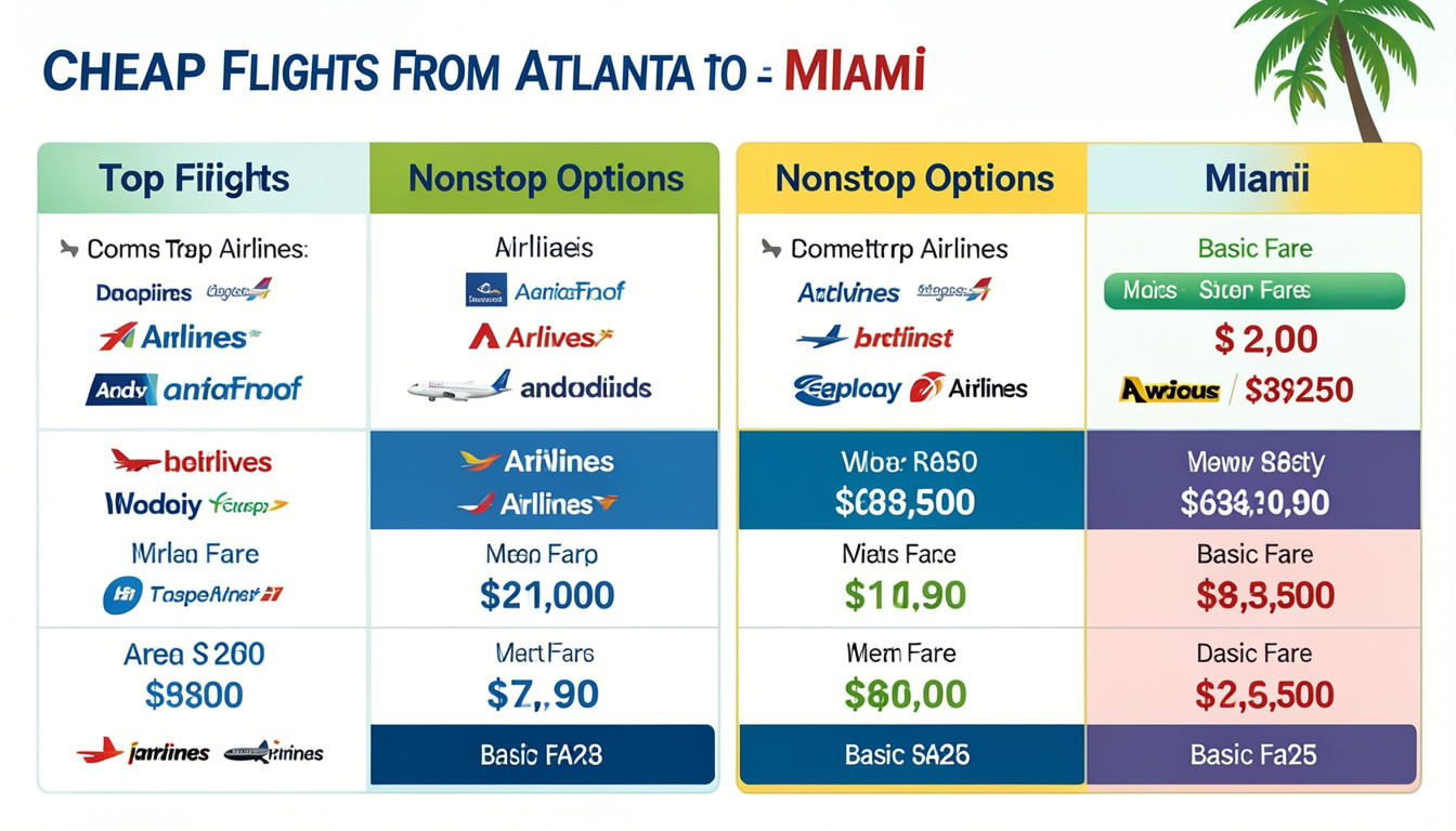 flights from Atlanta to Miami